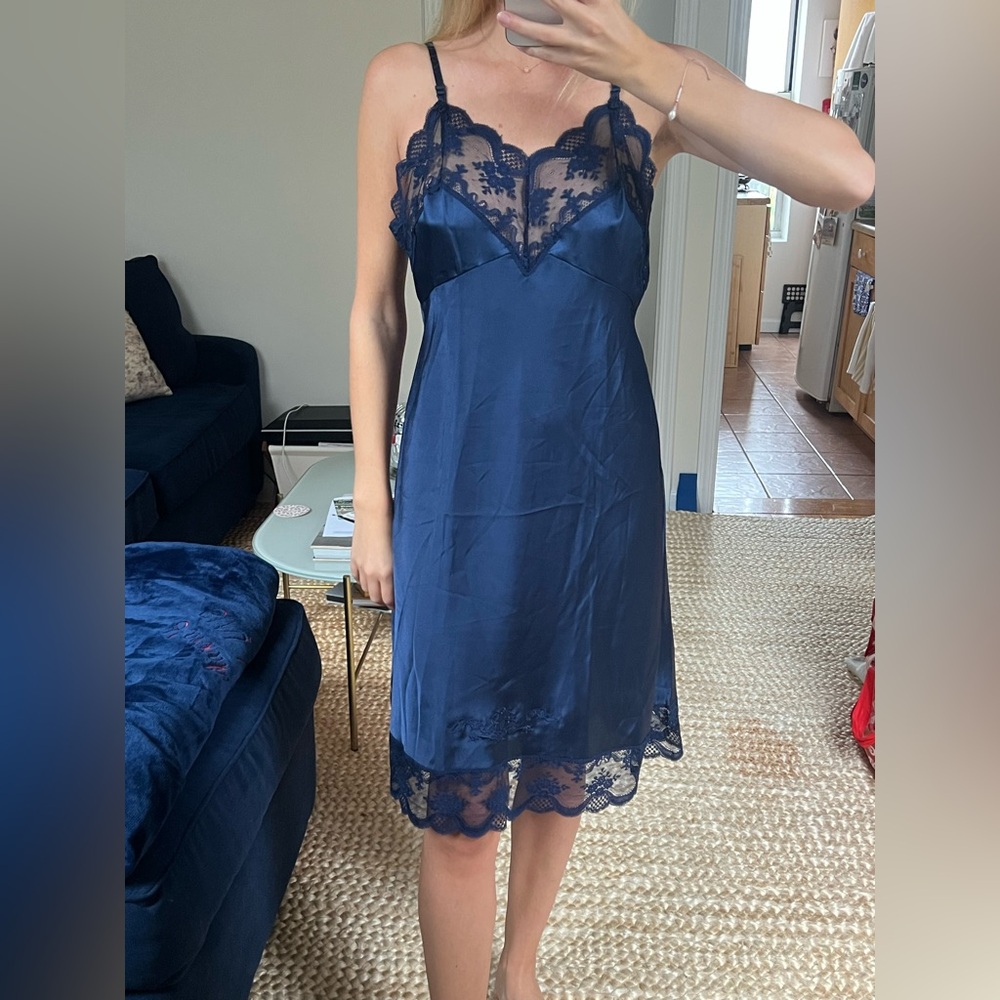 Vintage Christian Dior Lace Slip Dress